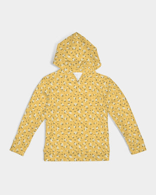 Yellow Ditsy Floral Kids Hoodie