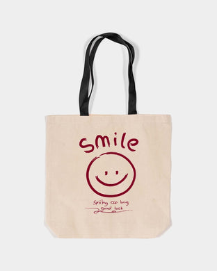 Smile Canvas Tote