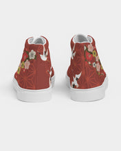 Load image into Gallery viewer, SMF Plum Blossom Masculine Hightop Canvas Shoe