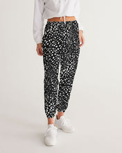Load image into Gallery viewer, Cheetah black Women&#39;s Track Pants