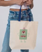 Load image into Gallery viewer, Robot Canvas Tote