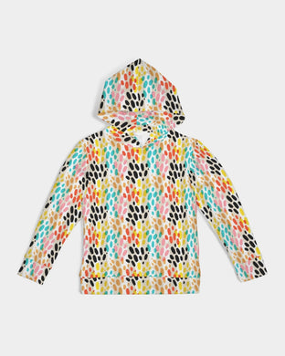 Multi Cheetah Print Kids Hoodie