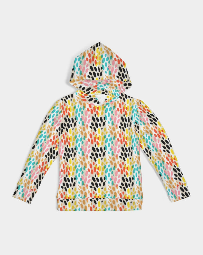 Multi Cheetah Print Kids Hoodie