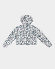Load image into Gallery viewer, Painted Leaves Women&#39;s Cropped Windbreaker
