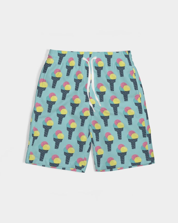Ice Cream Masculine Youth Swim Trunk