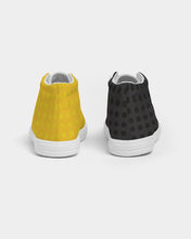 Load image into Gallery viewer, SMF Yellow Kids Hightop Canvas Shoe
