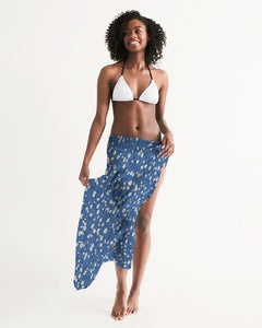 Blue Liberty Floral Swim Cover Up