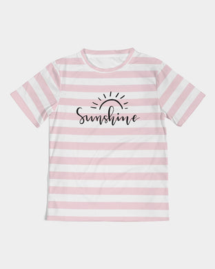 SMF Pink Deck Stripe Kids Tee