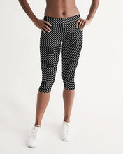 Load image into Gallery viewer, Polka Dots Women&#39;s Mid-Rise Capri