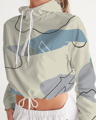 Spring Women's Cropped Windbreaker