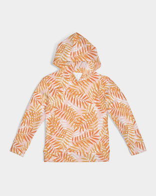 Orange Layered Palms Kids Hoodie