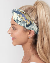 Load image into Gallery viewer, Cheetah Cream Twist Knot Headband Set