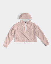 Load image into Gallery viewer, Blush Pastel Women&#39;s Cropped Windbreaker