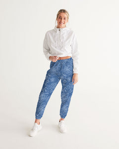 Blue Floral Women's Track Pants