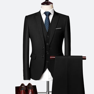 SMF 3pc Slim Fit Formal Suit