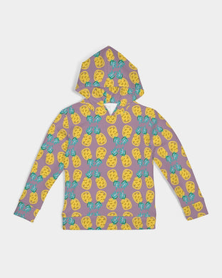 Purple Pineapple Twins Kids Hoodie