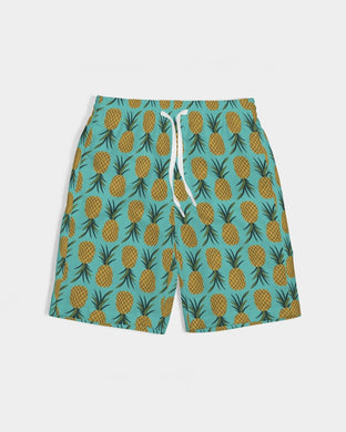 Pineapple Masculine Youth Swim Trunk