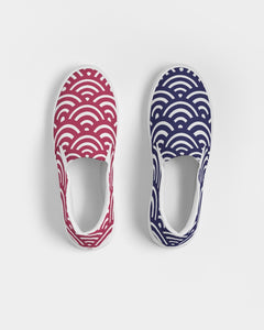 SMF Plum Blossom Feminine Slip-On Canvas Shoe