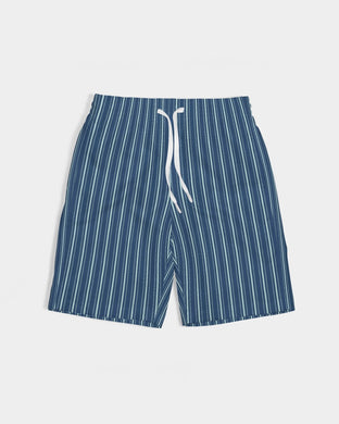SMF Navy Blue Stripe Masculine Youth Swim Trunk
