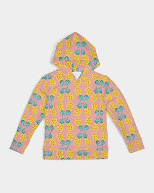 Pink Pineapple Twin Kids Hoodie