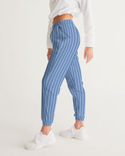 Load image into Gallery viewer, Blue Tricking Stripe Women&#39;s Track Pants