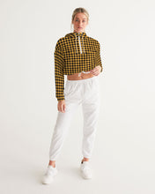 Load image into Gallery viewer, Plaid Women's Cropped Windbreaker