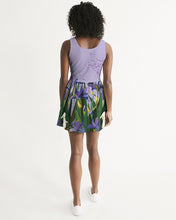 Load image into Gallery viewer, SMF Bunny And Flowers Feminine Scoop Neck Skater Dress