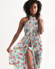 Load image into Gallery viewer, Happy Floral Swim Cover Up