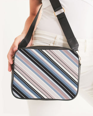 Soft Beach Stripe Crossbody Bag