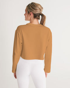Love Orange Cropped Sweatshirt