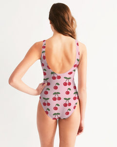 SMF Cherries Feminine One-Piece Swimsuit