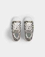 Load image into Gallery viewer, SMF Leopard Print Kids Hightop Canvas Sneakers