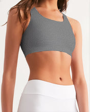 Load image into Gallery viewer, Small Houndstooth Women's Seamless Sports Bra