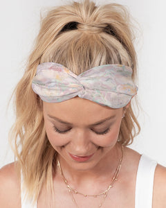 Floral Pastels Twist Knot Headband Set