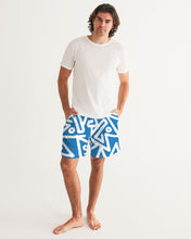 Load image into Gallery viewer, Doodle On Sky Blue Masculine Swim Trunk