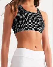 Load image into Gallery viewer, Polka Dots Women&#39;s Seamless Sports Bra