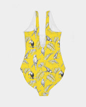 Load image into Gallery viewer, SMF Tropical Birds Feminine One-Piece Swimsuit