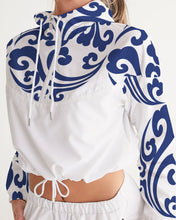 Load image into Gallery viewer, Lucky Clouds Women's Cropped Windbreaker