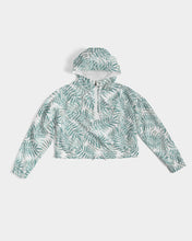Load image into Gallery viewer, Layered Palms Women&#39;s Cropped Windbreaker