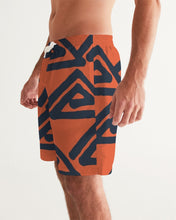 Load image into Gallery viewer, Triangle Labyrinth Masculine Swim Trunk