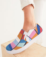 Load image into Gallery viewer, SMF Rainbow Feminine Slip-On Canvas Shoe