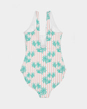 Load image into Gallery viewer, SMF Palm Tree Feminine One-Piece Swimsuit