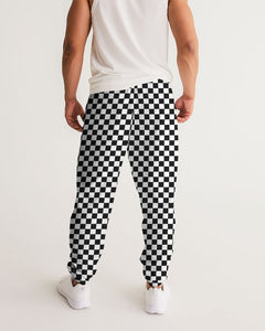 Checkerboard Masculine Track Pants