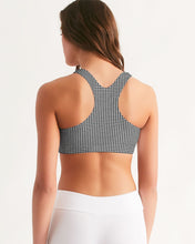 Load image into Gallery viewer, Small Houndstooth Women's Seamless Sports Bra