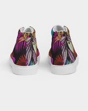 Load image into Gallery viewer, SMF Masculine Foliage Feather Hightop Canvas Shoe