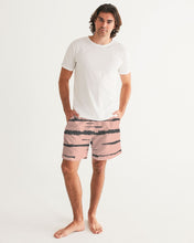 Load image into Gallery viewer, Pop Elements On Pink Masculine Swim Trunk