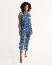 Load image into Gallery viewer, Blue Liberty Floral Swim Cover Up