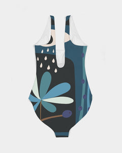 SMF Tear Feminine One-Piece Swimsuit