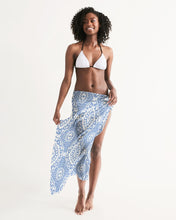 Load image into Gallery viewer, SMF Blue Paisley Tile Swim Cover Up