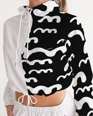 Waves Women's Cropped Windbreaker